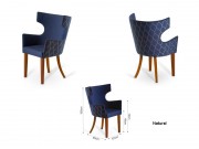 Cadeira Ammo Mobili Lesandra CA2745 com Tachas